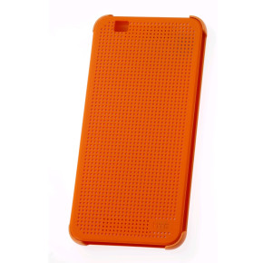 Калъф тефтер DOT VIEW Оригинален за HTC Desire 620G оранжев